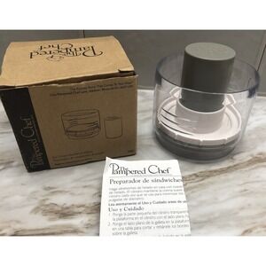 Pampered‎ Chef Ice Cream Sandwich I Maker #2485 New in box w/instructions